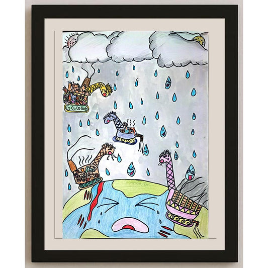 Chung Hiu Ying 35x25cm Orijinal Karikatür BOD01010