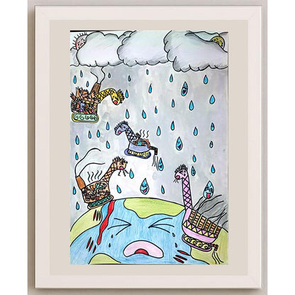 Chung Hiu Ying 35x25cm Orijinal Karikatür BOD01010