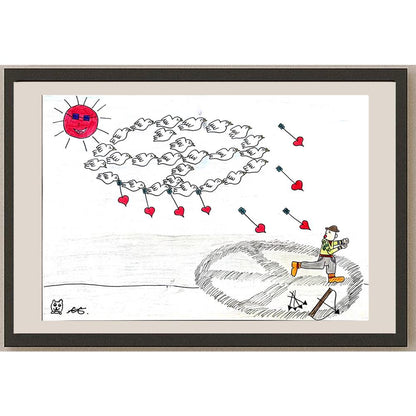 Chelsie 35x25cm Orijinal Karikatür BOD01011