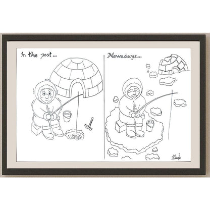 Hui Ka Chun 29x19cm Orijinal Karikatür BOD01012