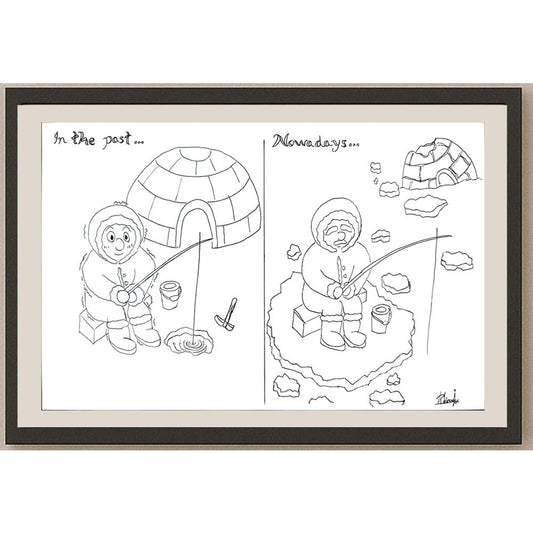 Hui Ka Chun 29x19cm Orijinal Karikatür BOD01012