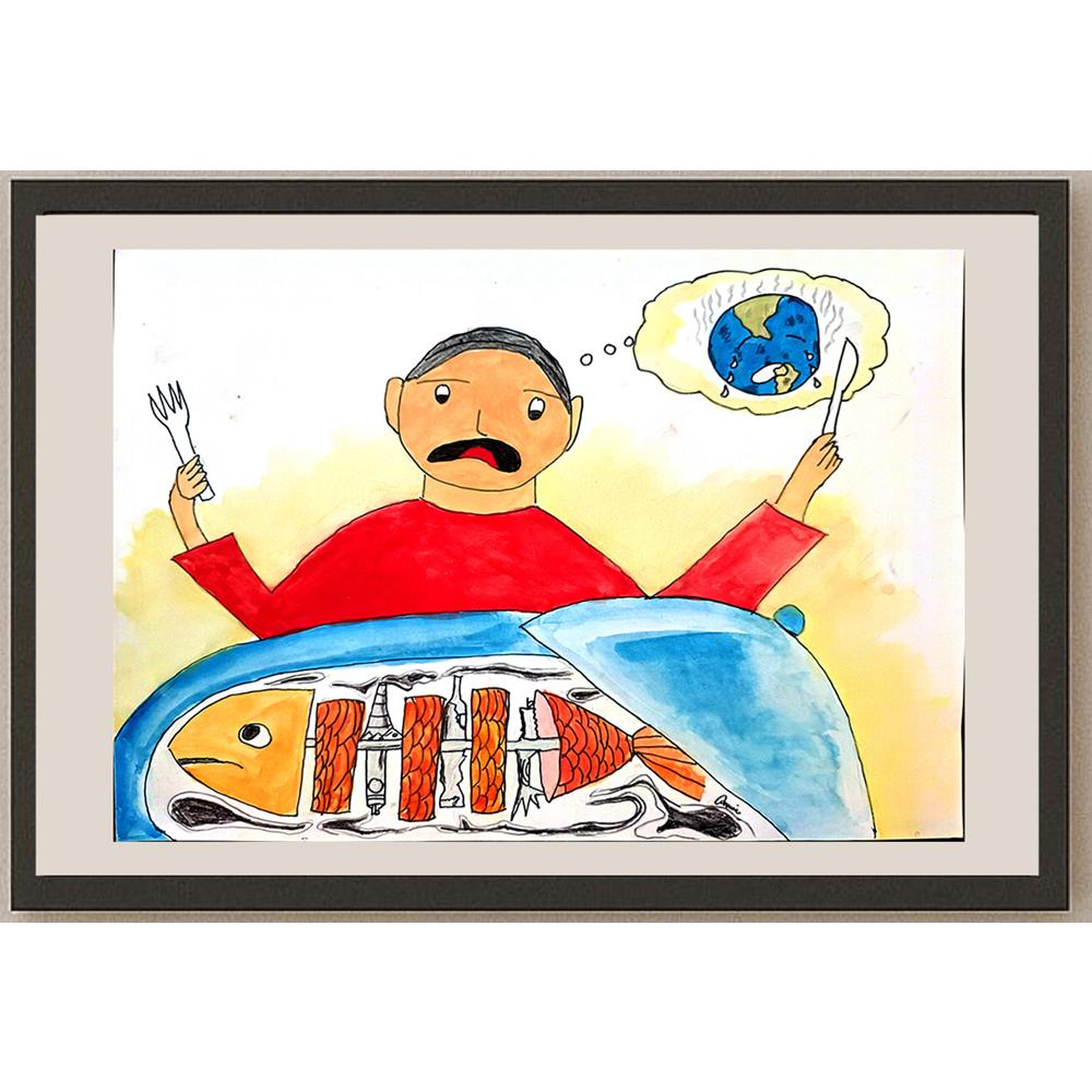 Cheung Conniz 35x25cm Orijinal Karikatür BOD01016