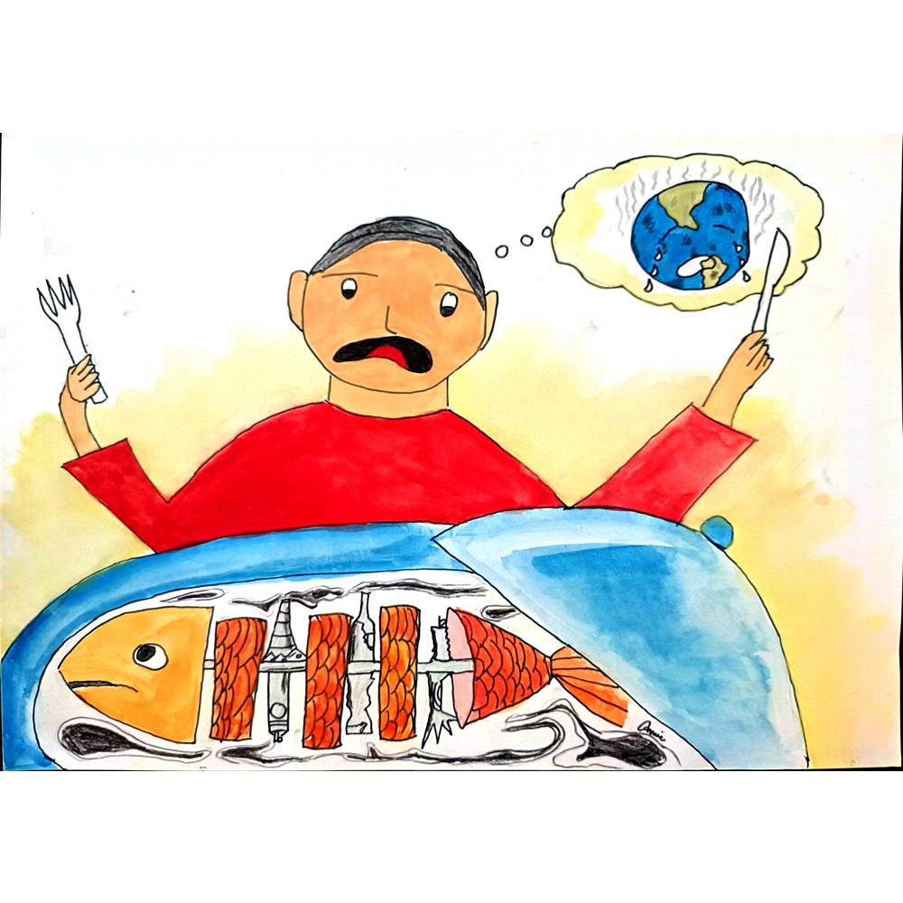 Cheung Conniz 35x25cm Orijinal Karikatür BOD01016