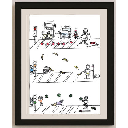 Stanley Tang 43x30cm Orijinal Karikatür BOD01021