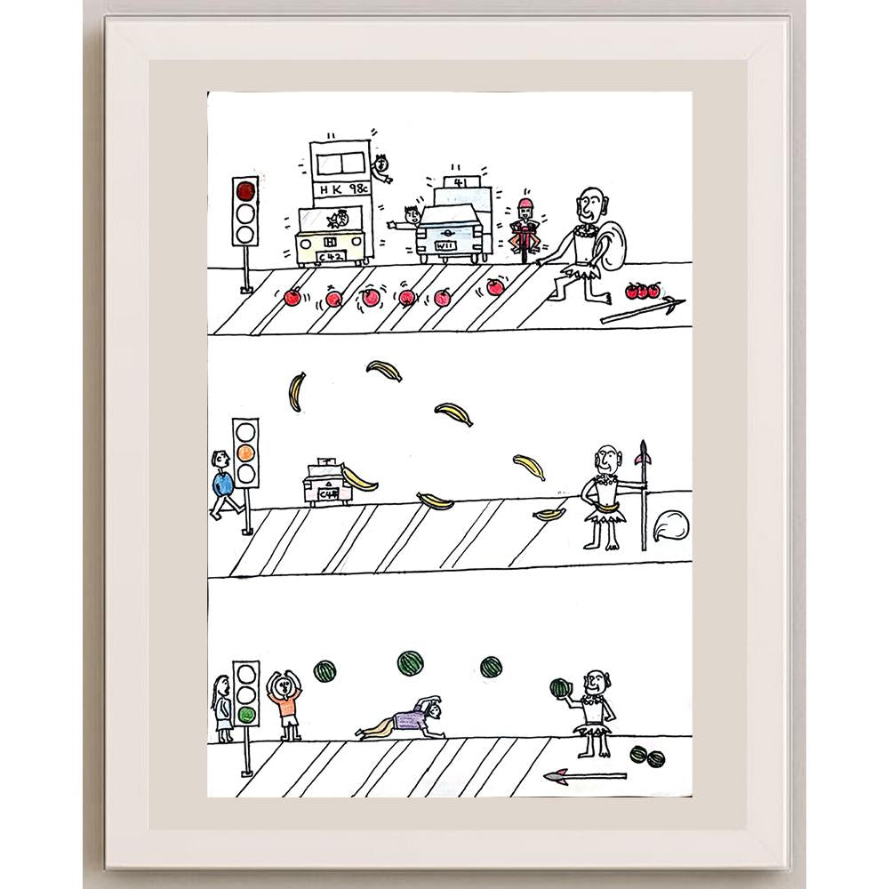 Stanley Tang 43x30cm Orijinal Karikatür BOD01021