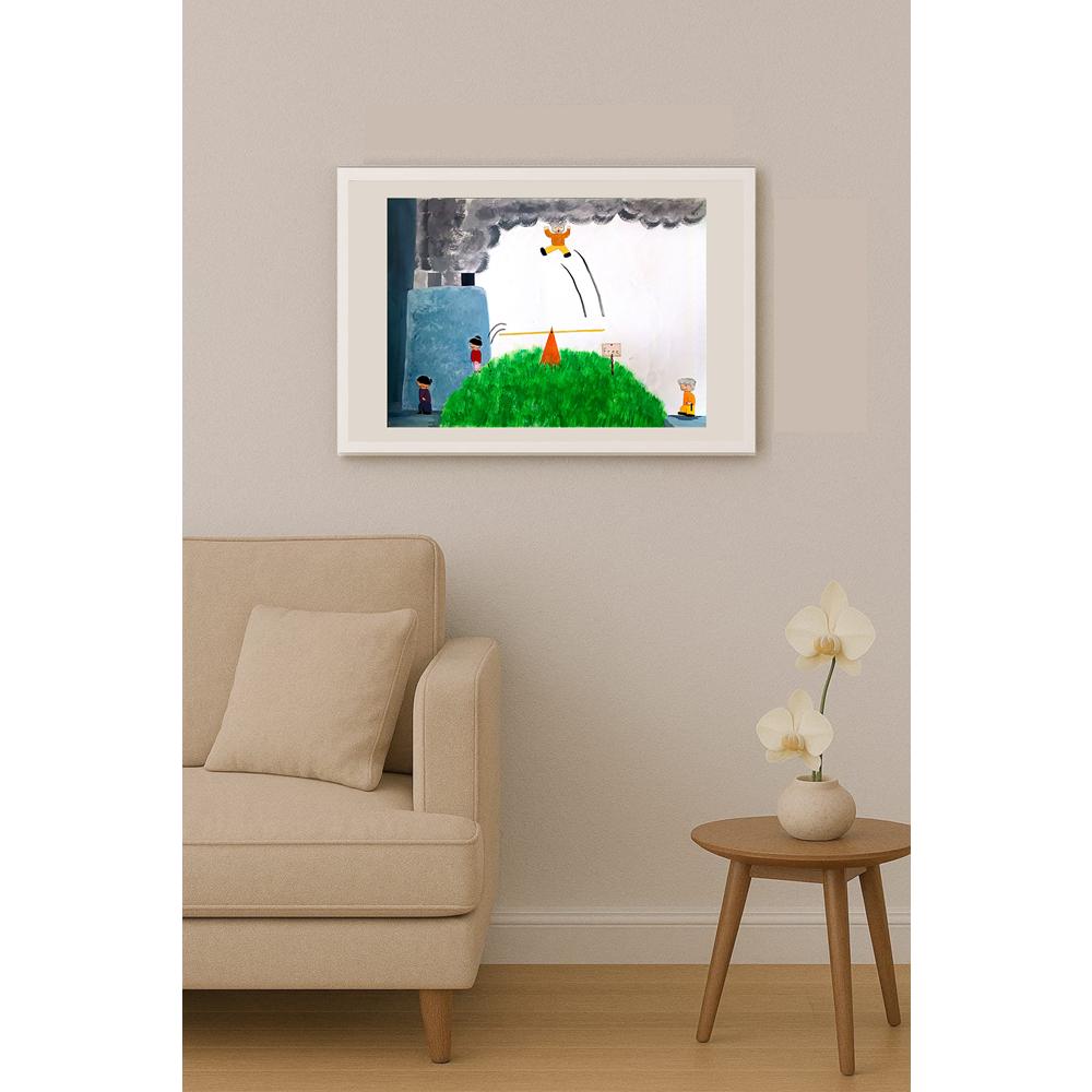 Chau Tsz Man 35x25cm Orijinal Karikatür BOD01022