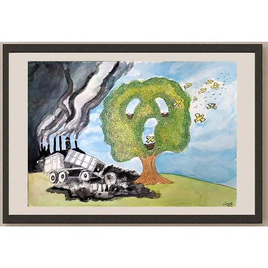 Tin Chi Ting Coco 43x30cm Orijinal Karikatür BOD01024
