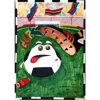 Chernuho Tanya 43x30cm Orijinal Karikatür BOD01025
