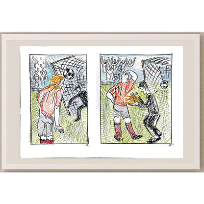 Beliaev Leonid 43x30cm Orijinal Karikatür BOD01030