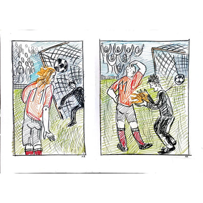 Beliaev Leonid 43x30cm Orijinal Karikatür BOD01030
