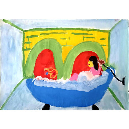 Edyea Suminska 43x30cm Orijinal Karikatür BOD01050
