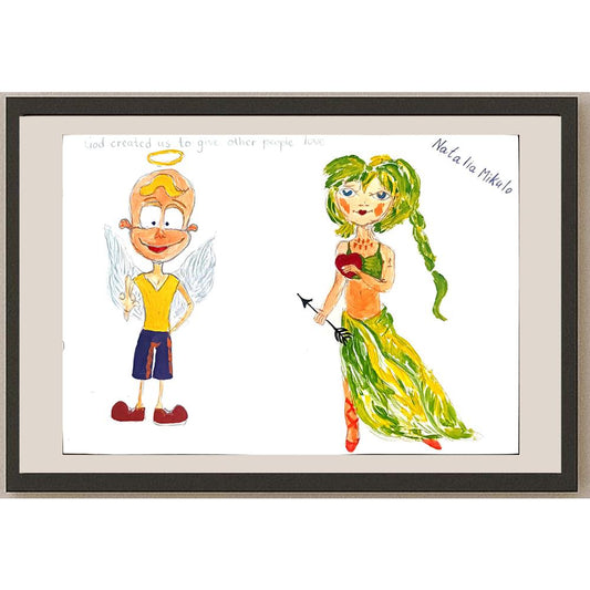 Natalia Mikulo 29x21cm Orijinal Karikatür BOD01061