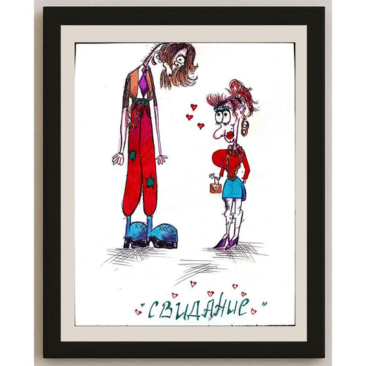 Lashkynova Yuliya 29x21cm Orijinal Karikatür BOD01062