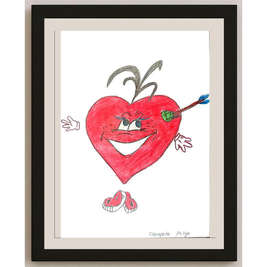 Cherepaha Andrew 29x21cm Orijinal Karikatür BOD01069
