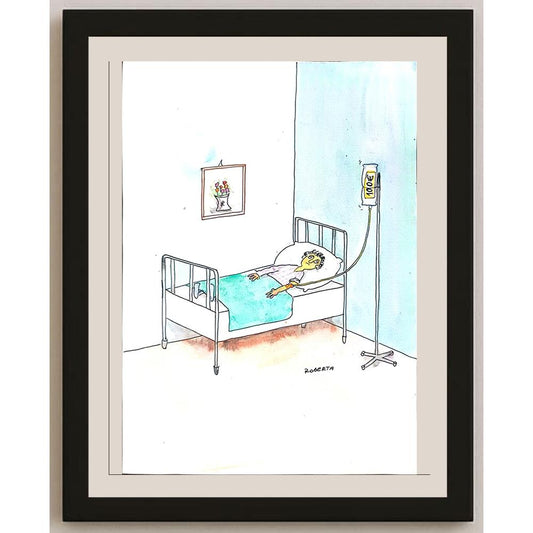 Roberta Patraşcan 29x21cm Orijinal Karikatür BOD01072
