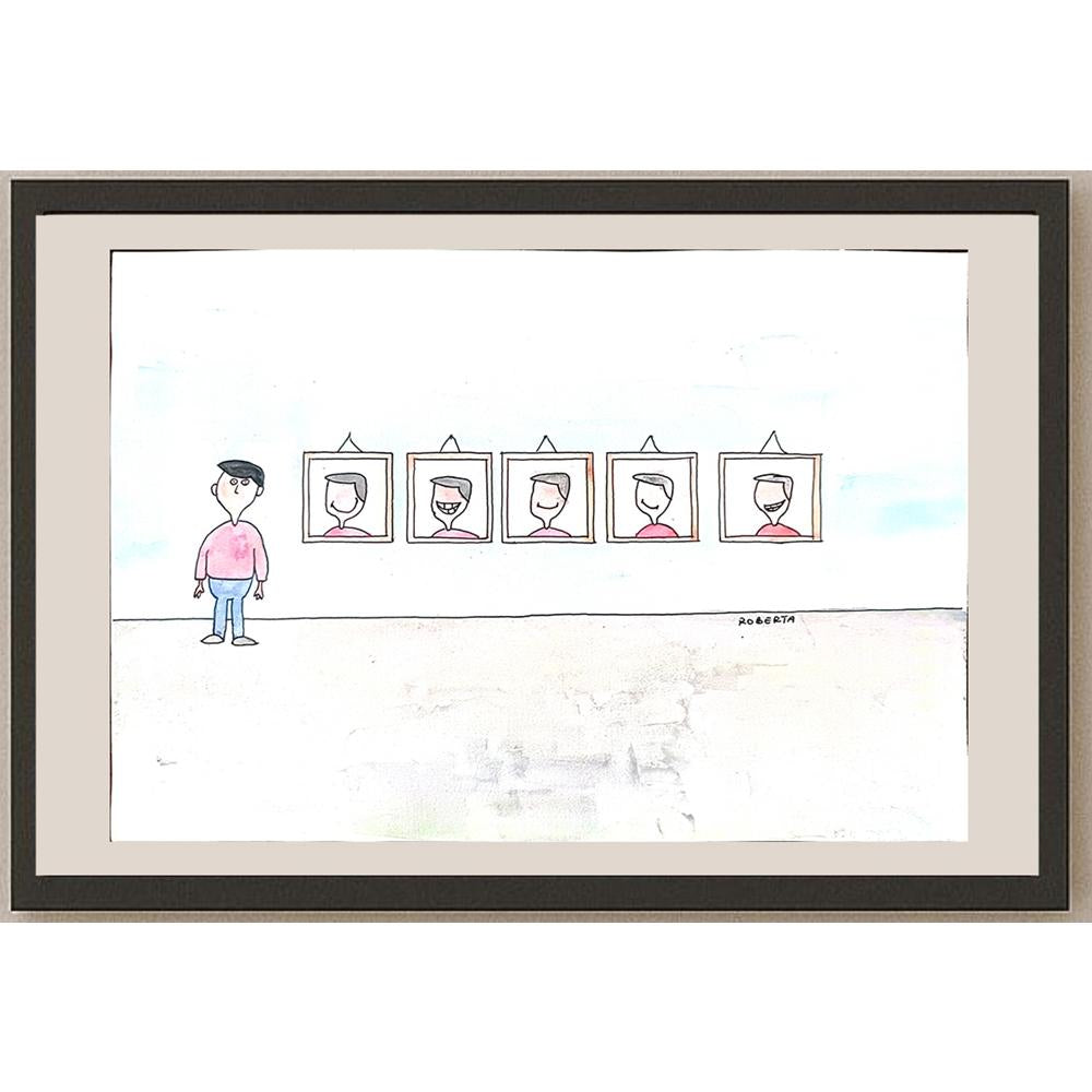Roberta Patraşcan 29x21cm Orijinal Karikatür BOD01073