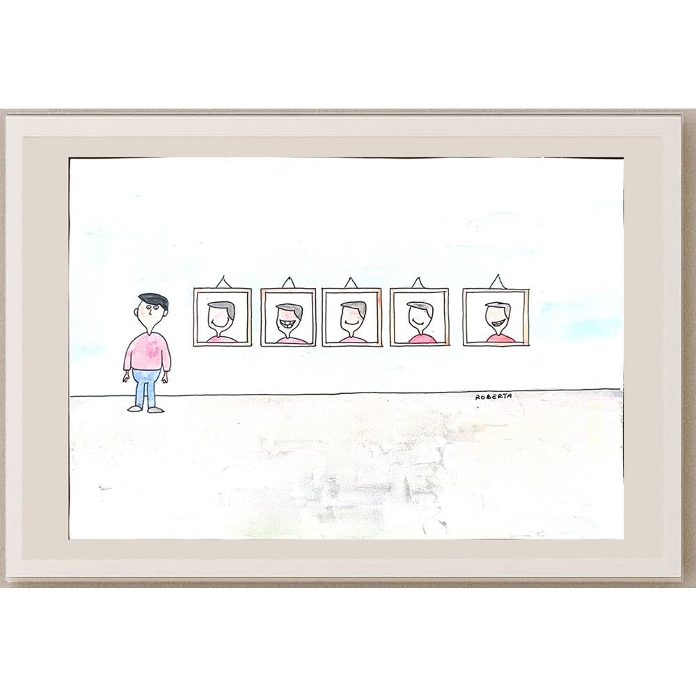 Roberta Patraşcan 29x21cm Orijinal Karikatür BOD01073