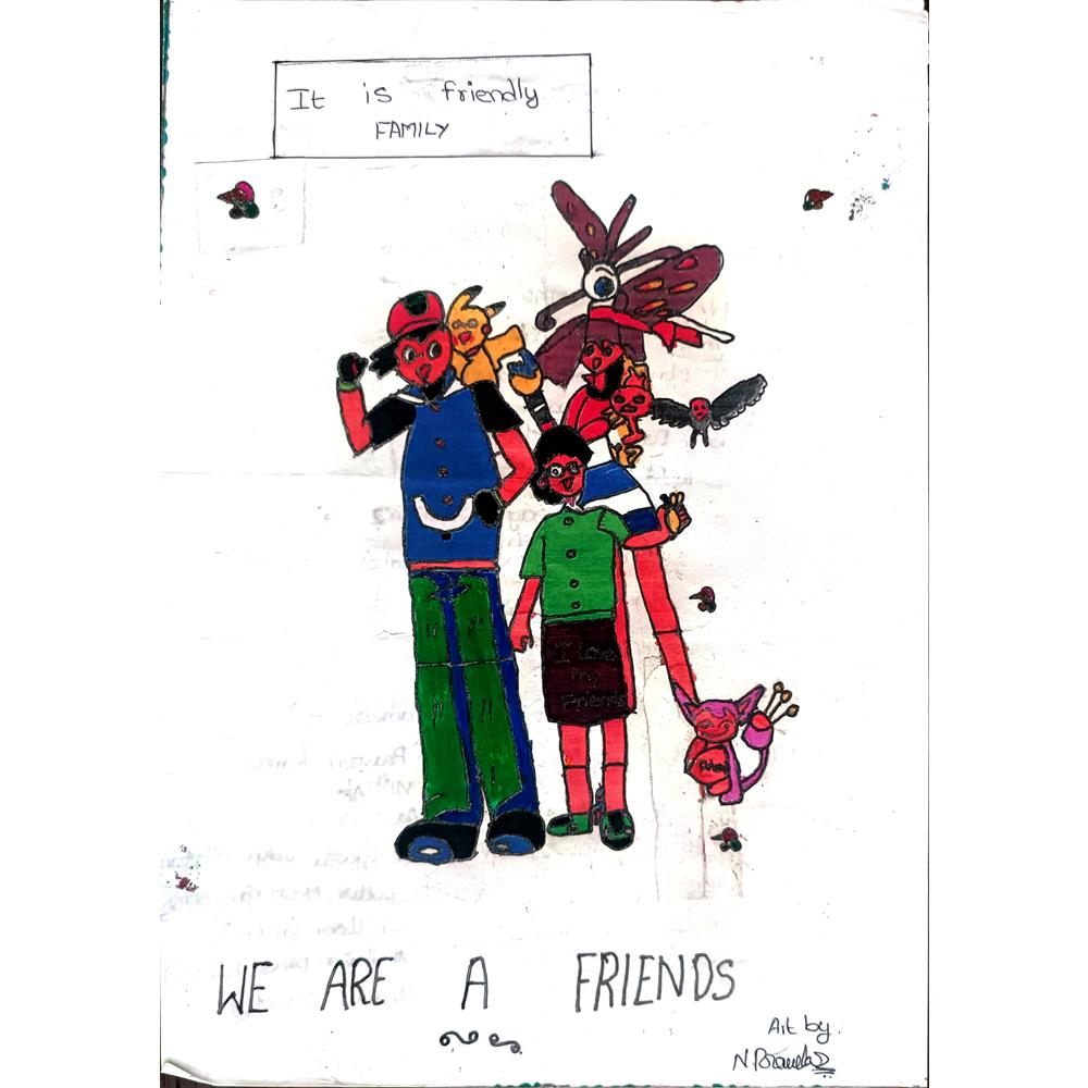 Praveen Kuptar 29x21cm Orijinal Karikatür BOD01076