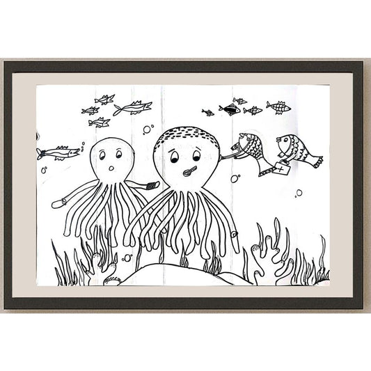 Tanakamara Nagari 29x21cm Orijinal Karikatür BOD01077
