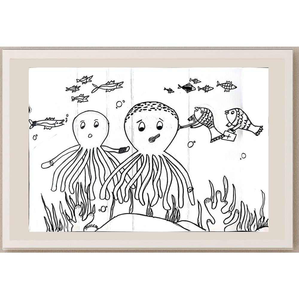 Tanakamara Nagari 29x21cm Orijinal Karikatür BOD01077