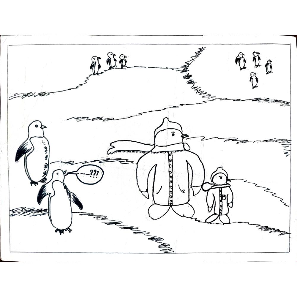 Karthikeya 31x23cm Orijinal Karikatür BOD01079