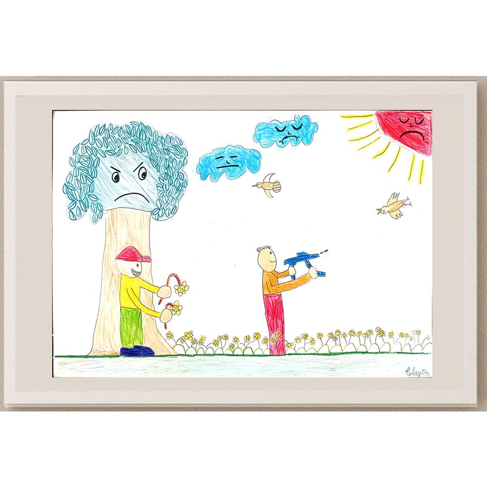 Clayton Poon 29x21cm Orijinal Karikatür BOD01082