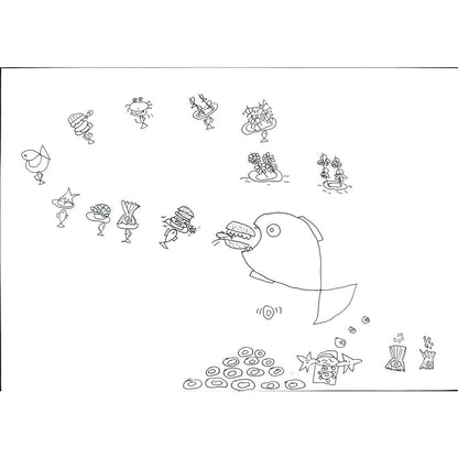 Chan Hoi Ching 29x21cm Orijinal Karikatür BOD01083