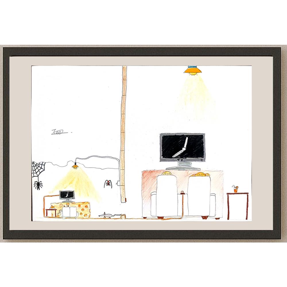 Chau Tsz Chun 29x21cm Orijinal Karikatür BOD01085