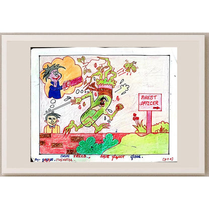 Pavan Malhotra 29x21cm Orijinal Karikatür BOD01088