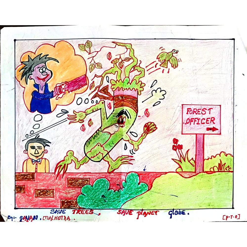 Pavan Malhotra 29x21cm Orijinal Karikatür BOD01088