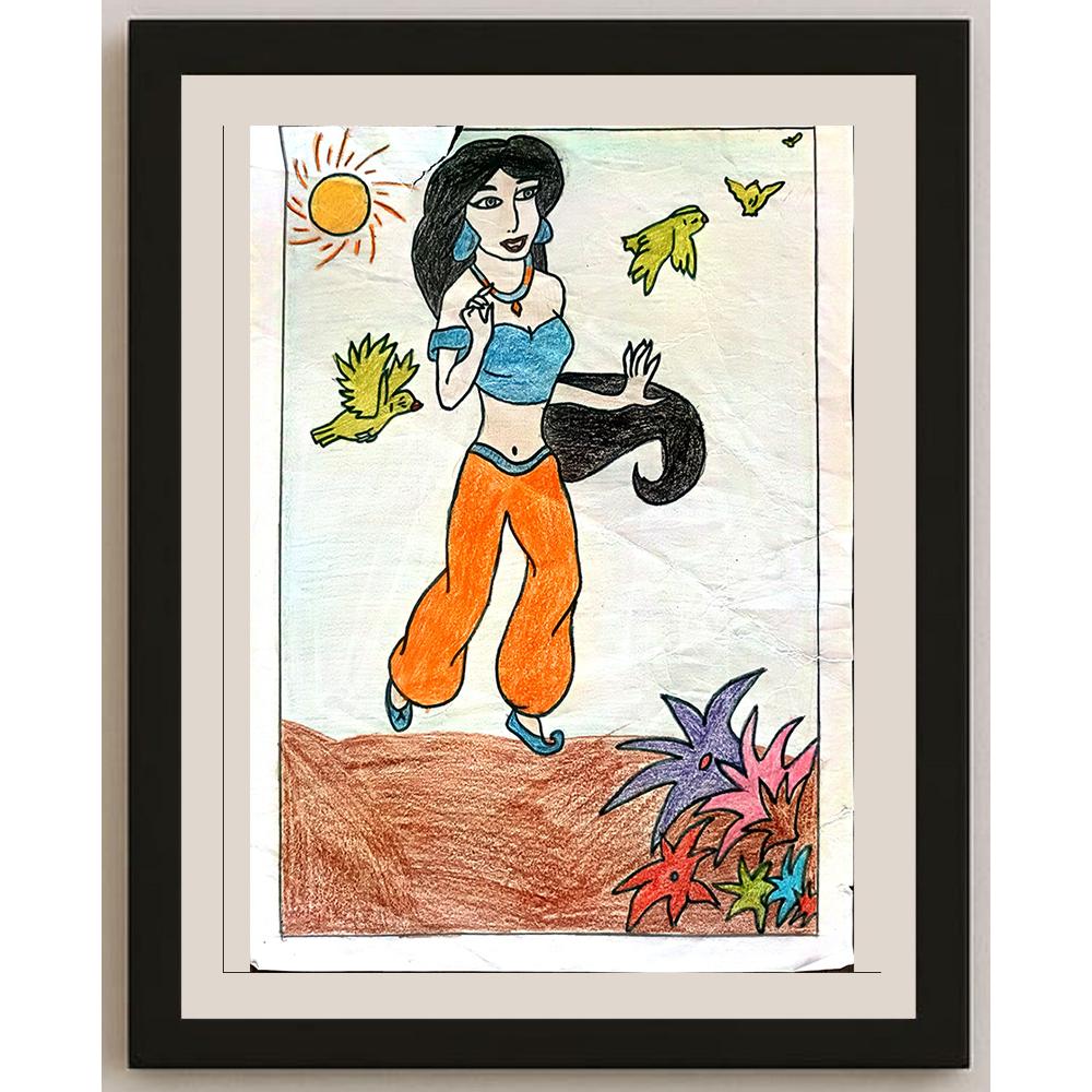 Rajitha 29x21cm Orijinal Karikatür BOD01095