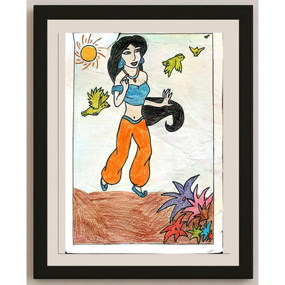 Rajitha 29x21cm Orijinal Karikatür BOD01095