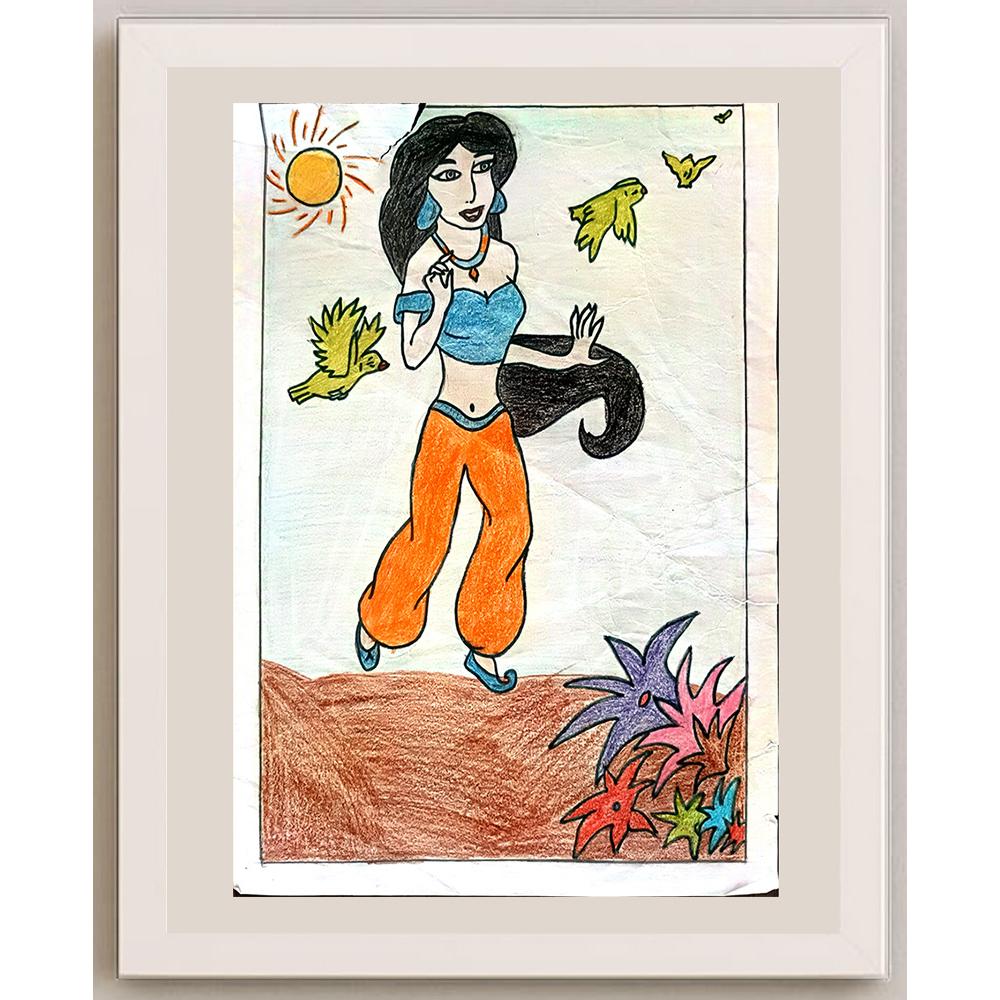 Rajitha 29x21cm Orijinal Karikatür BOD01095