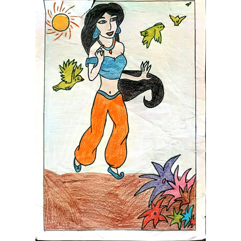 Rajitha 29x21cm Orijinal Karikatür BOD01095