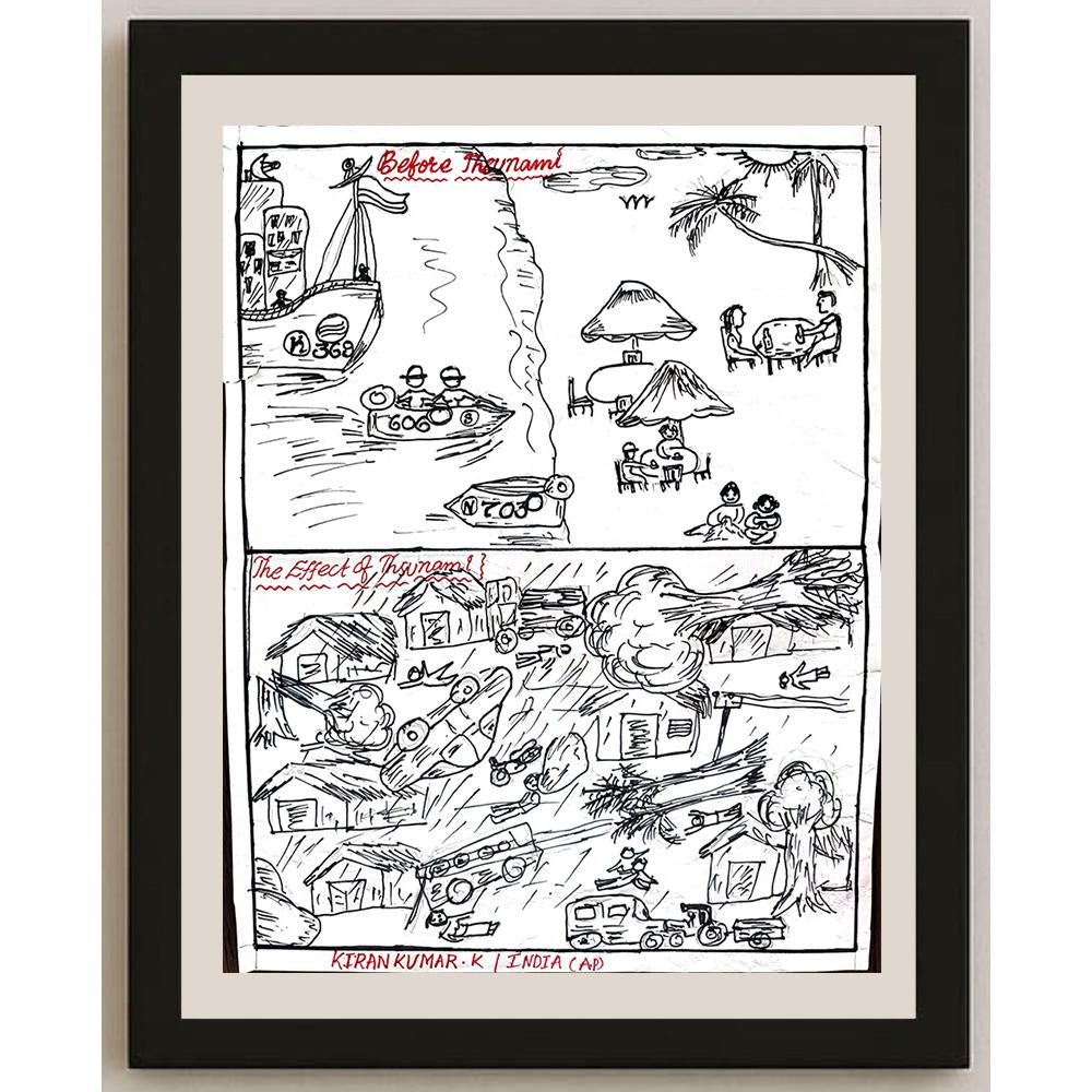 Kıran Kumar 35x27cm Orijinal Karikatür BOD01098