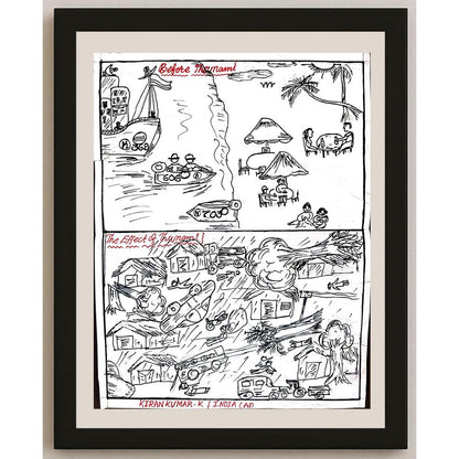 Kıran Kumar 35x27cm Orijinal Karikatür BOD01098