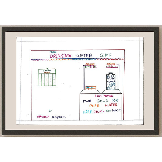 Aparna Gayatri 29x21cm Orijinal Karikatür BOD01100