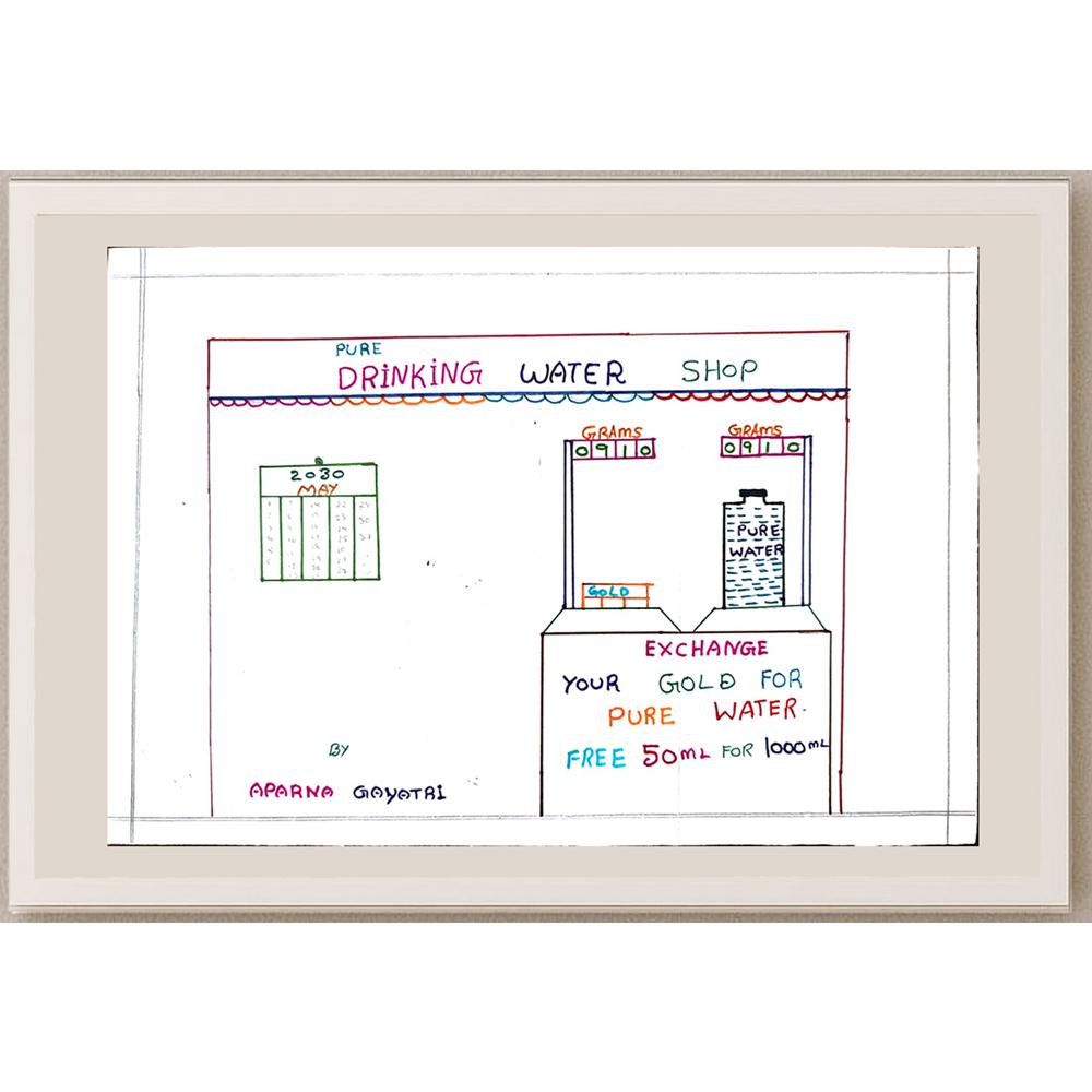 Aparna Gayatri 29x21cm Orijinal Karikatür BOD01100