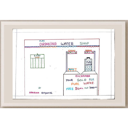 Aparna Gayatri 29x21cm Orijinal Karikatür BOD01100