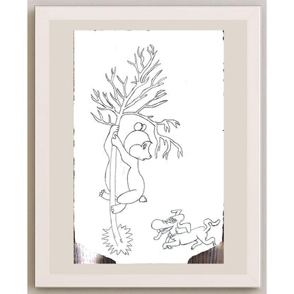 Rua Rendiva Babu 26x17cm Orijinal Karikatür BOD01105