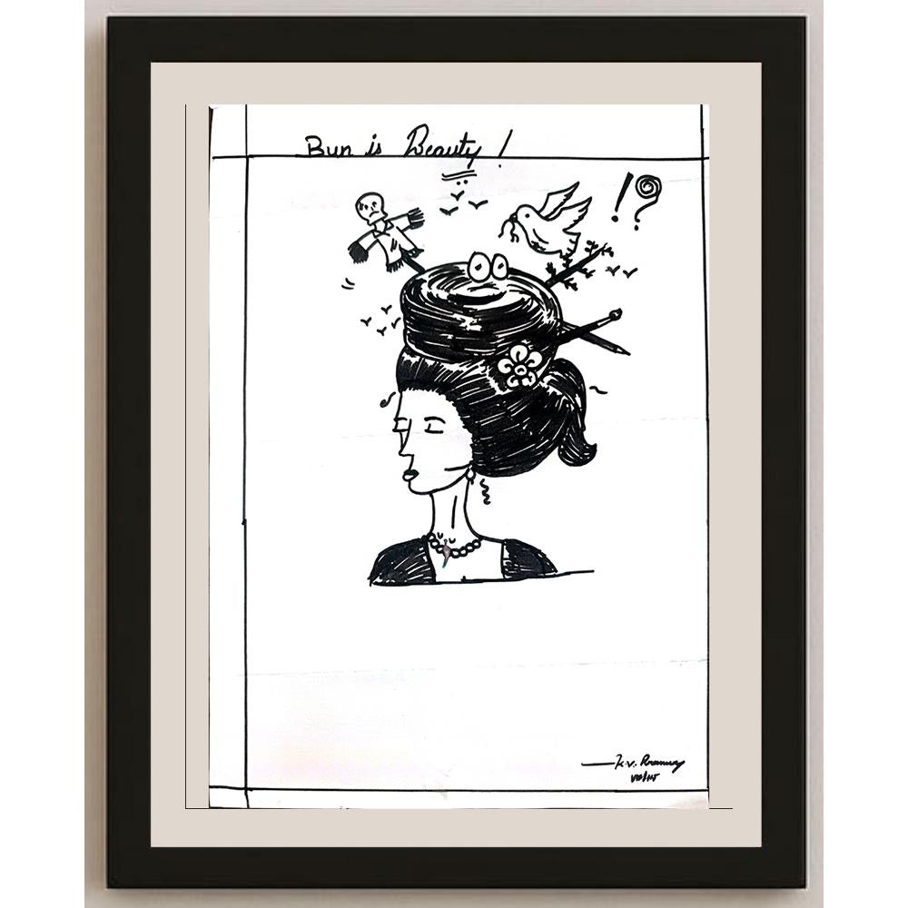 Prannoy Kumar 29x21cm Orijinal Karikatür BOD01106