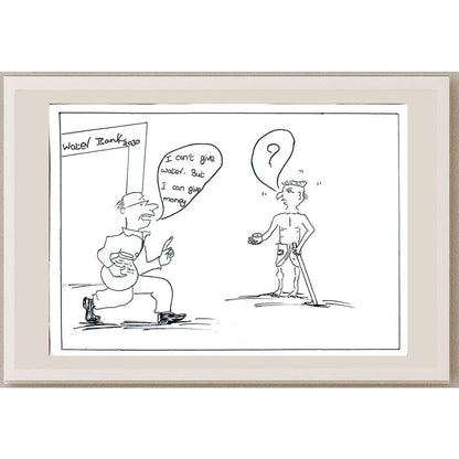 Olite Chandrattasa 29x21cm Orijinal Karikatür BOD01107