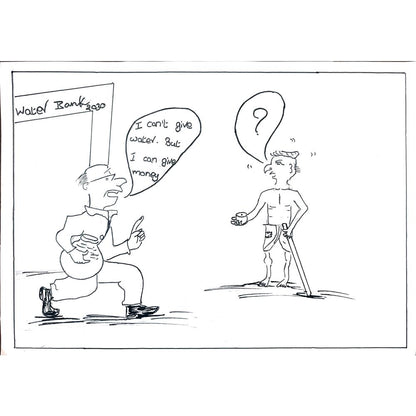 Olite Chandrattasa 29x21cm Orijinal Karikatür BOD01107