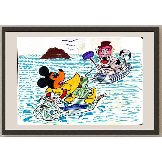 Menda Abhi Roop 29x21cm Orijinal Karikatür BOD01111
