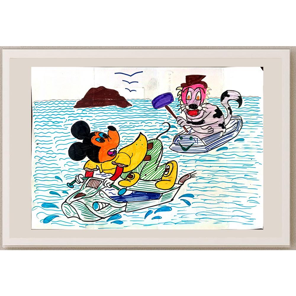 Menda Abhi Roop 29x21cm Orijinal Karikatür BOD01111