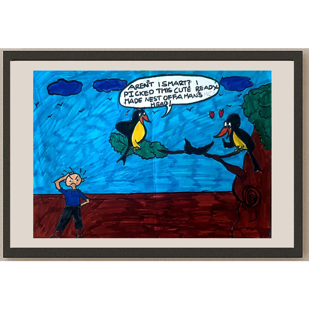 Rohit Chandra Tejasevi 29x21cm Orijinal Karikatür BOD01113