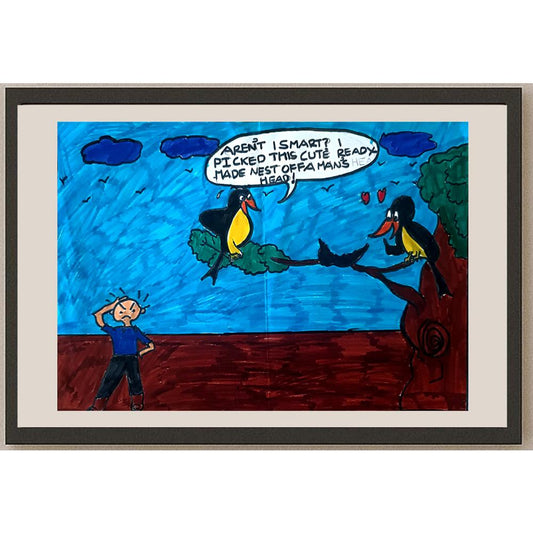 Rohit Chandra Tejasevi 29x21cm Orijinal Karikatür BOD01113