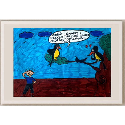 Rohit Chandra Tejasevi 29x21cm Orijinal Karikatür BOD01113