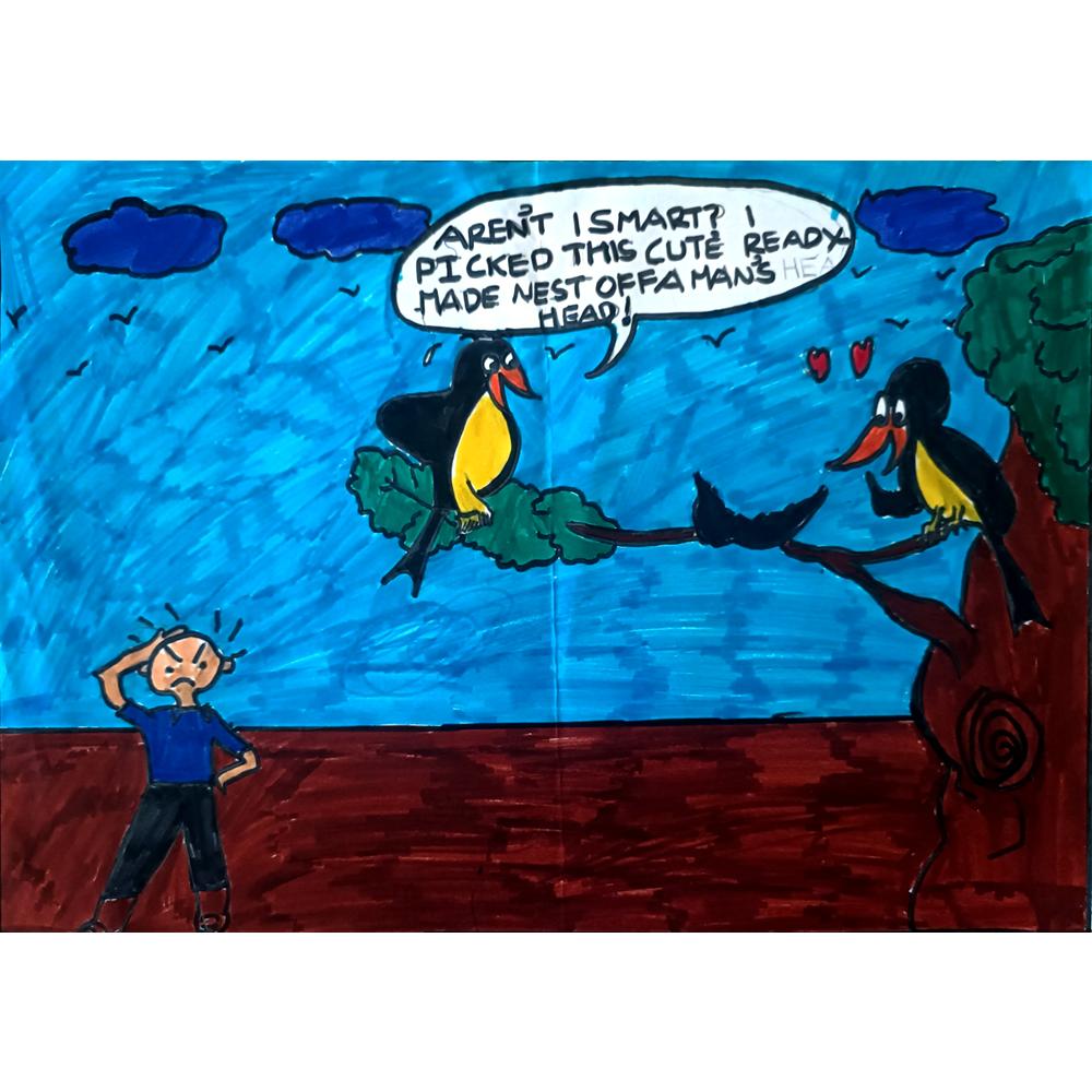 Rohit Chandra Tejasevi 29x21cm Orijinal Karikatür BOD01113
