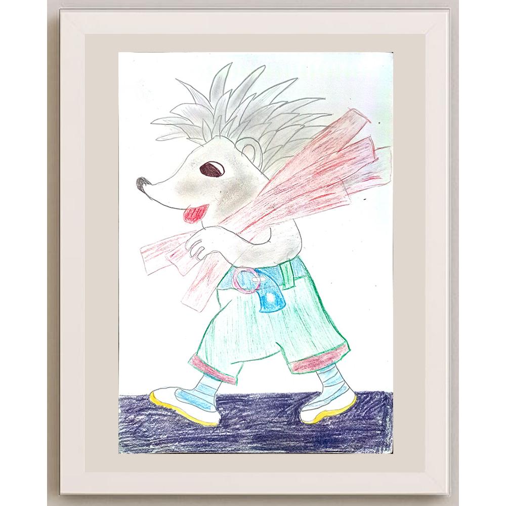 Sylwia Kepka 29x21cm Orijinal Karikatür BOD01116